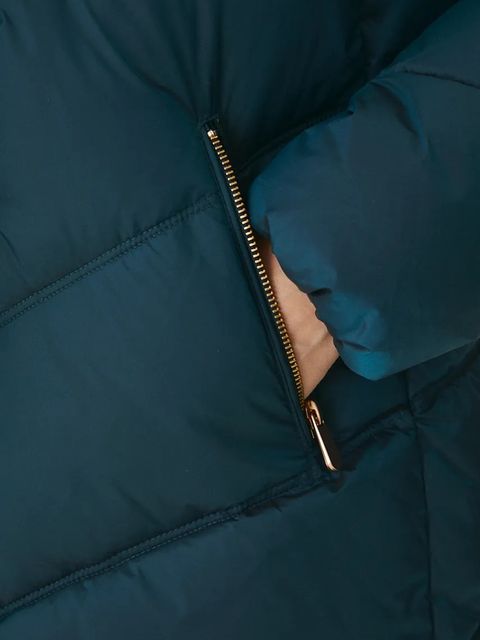 Medicine kurtka damska kolor zielony zimowa