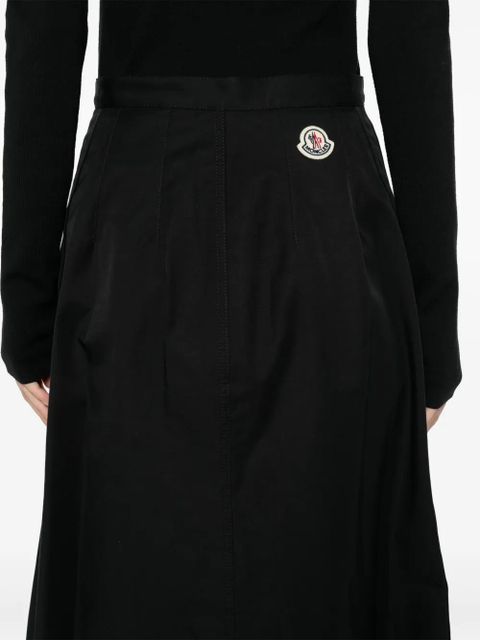 Moncler button-up midi skirt - Black - zdjęcie produktu nr 2
