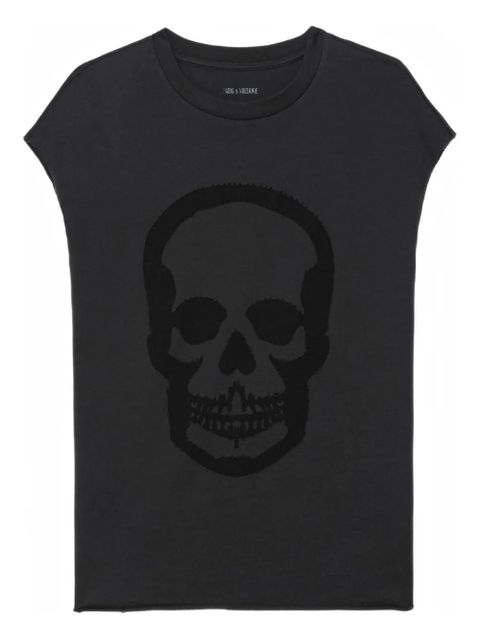 Zadig&Voltaire Cloe skull tank top - Grey - zdjęcie produktu nr 1