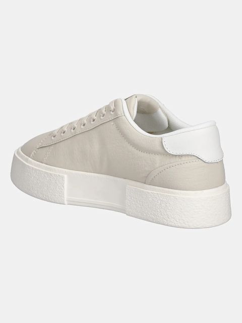 Tommy Jeans sneakersy TJW FLATFORM SNEAKER damskie kolor beżowy EN0EN02819