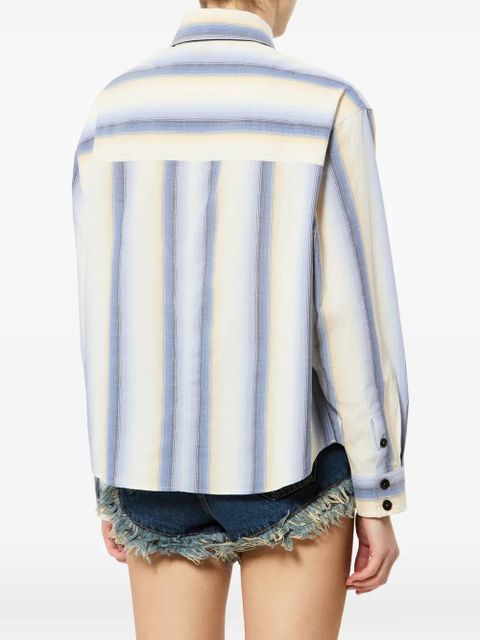 ISABEL MARANT Mahvane striped shirt - Neutrals