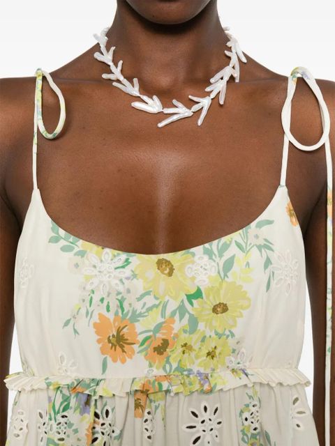 ALEMAIS floral-print dress - Neutrals