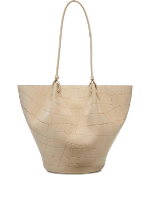 LouLou de Saison circular textured shoulder bag - Neutrals - zdjęcie produktu nr 1