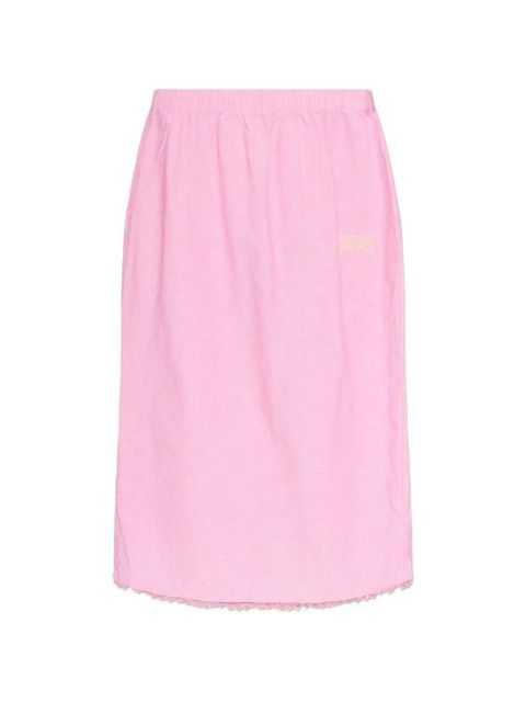American Vintage lace trim midi skirt - Pink - zdjęcie produktu nr 1