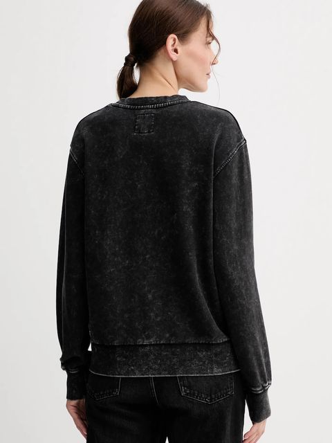 G-Star bluza bawełniana damska kolor czarny gładka D27173.D969