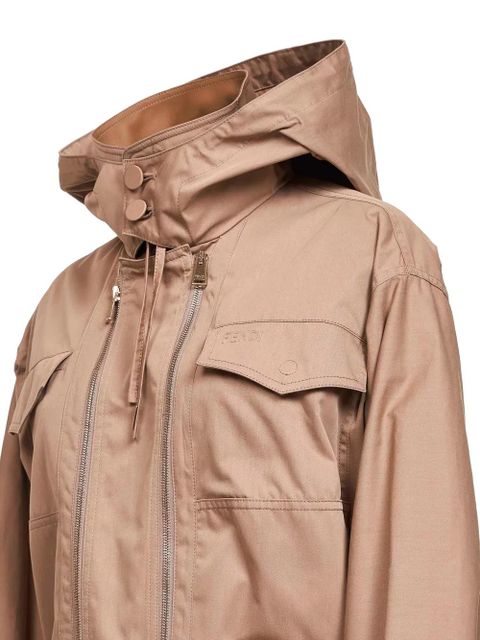 FENDI collar belted jacket - Neutrals - zdjęcie produktu nr 2