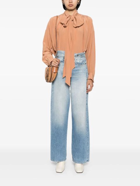 Chloé lavallière blouse - Neutrals - zdjęcie produktu nr 2