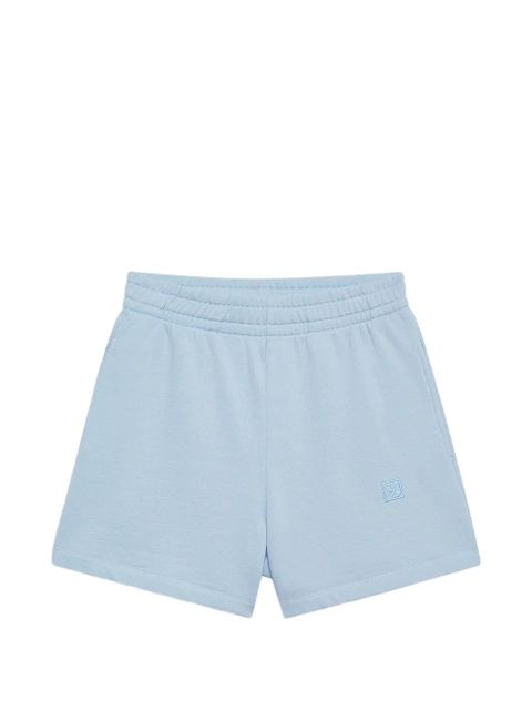 ANINE BING framed monogram kam shorts - Blue - zdjęcie produktu nr 1