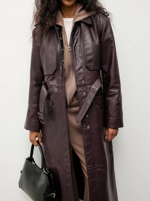 Answear.LAB trencz skórzany - zdjęcie produktu nr 2