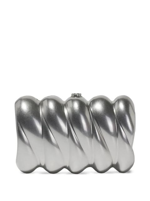 Simkhai Reya sculpted clutch bag - Silver - zdjęcie produktu nr 1