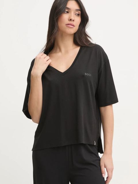 BOSS t-shirt damski kolor czarny 50535723 - zdjęcie produktu nr 1