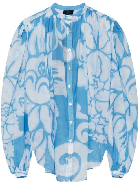 ETRO printed blouse - Blue - zdjęcie produktu nr 1