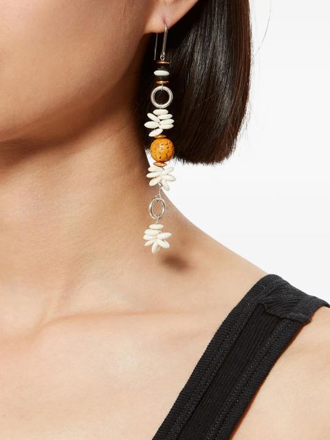 ISABEL MARANT Lyna asymmetrical pendant earrings - Silver