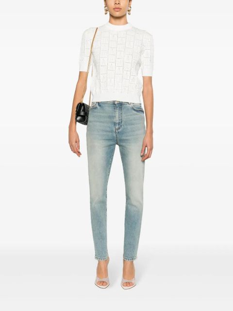 Balmain mid-rise skinny jeans - Blue