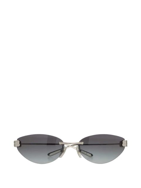 Balenciaga Gossip oval-frame sunglasses - Silver - zdjęcie produktu nr 2