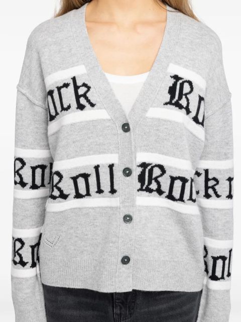 Zadig&Voltaire stripes cardigan - Grey