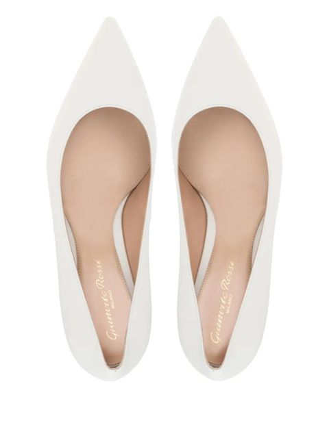 Gianvito Rossi 55mm leather pumps - White