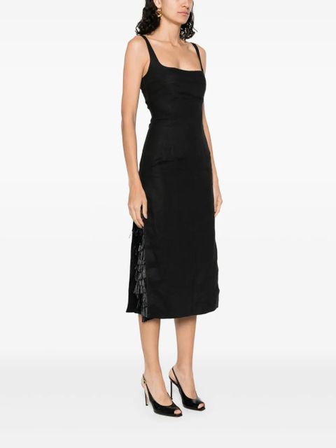 16Arlington Santina midi dress - Black
