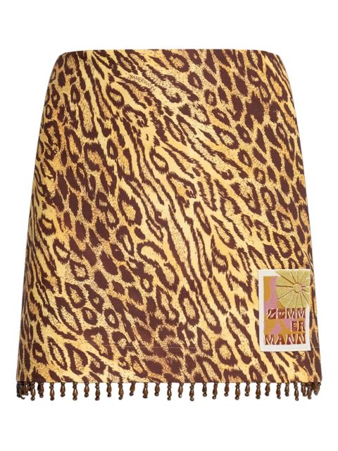 ZIMMERMANN cotton beaded skirt - Brown - zdjęcie produktu nr 1