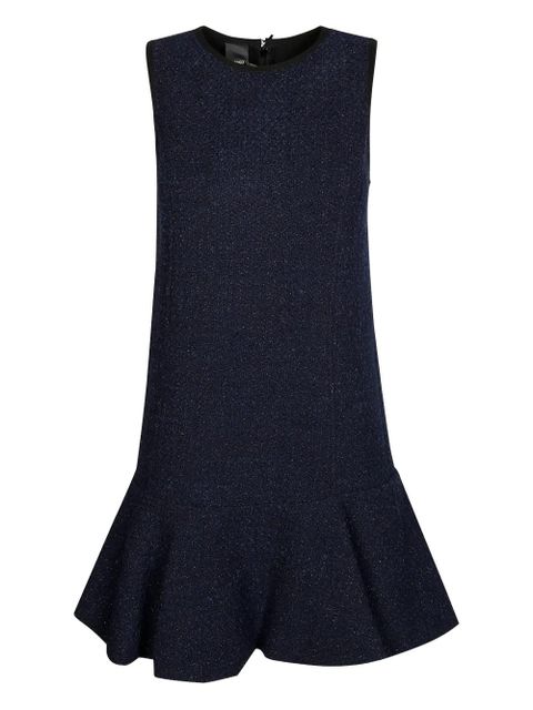 PINKO tweed ruffled dress - Blue - zdjęcie produktu nr 1