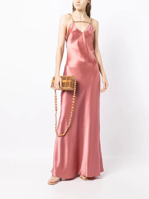 Cult Gaia Kirya satin gown - Pink - zdjęcie produktu nr 2