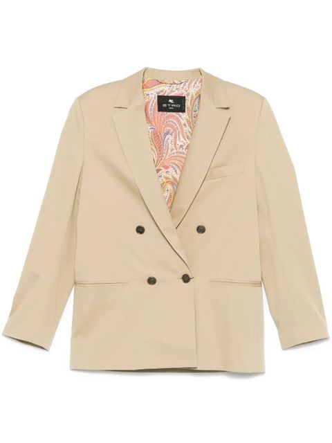 ETRO notched-lapels blazer - Neutrals - zdjęcie produktu nr 1