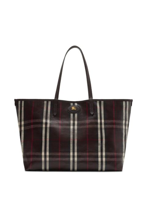 Burberry Highlands check tote bag - Brown - zdjęcie produktu nr 2