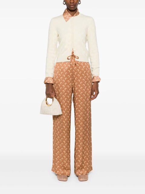 Marine Serre moon-jacquard cardigan - Neutrals - zdjęcie produktu nr 2