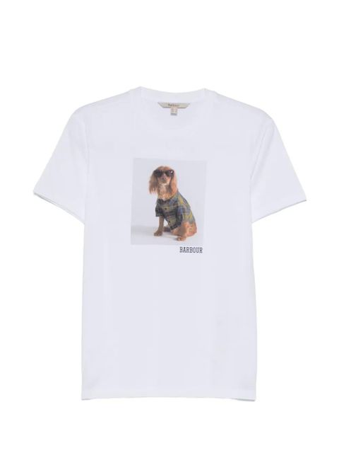 Barbour dog-print T-shirt - White - zdjęcie produktu nr 1