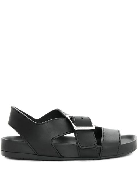 LOEWE buckle-strap flat sandals - Black - zdjęcie produktu nr 1