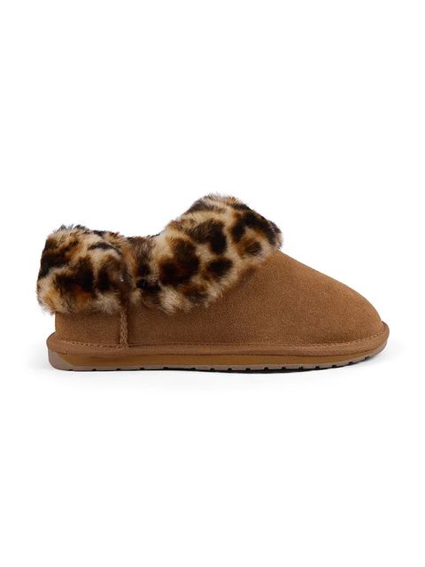 Emu Australia kapcie Baia Bow kolor brązowy W13210 - zdjęcie produktu nr 1