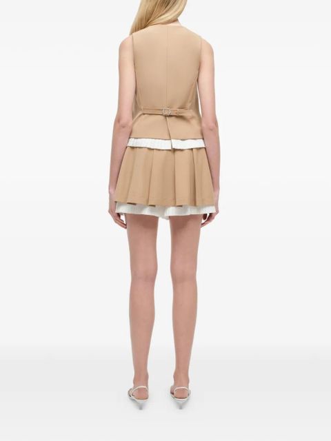 Simkhai Laiken buttoned vest - Neutrals