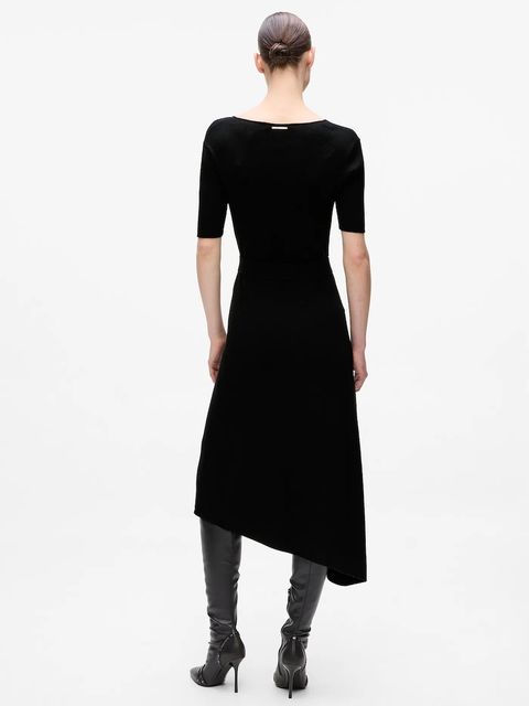 Karl Lagerfeld sukienka kolor czarny midi dopasowana A4W13026 - zdjęcie produktu nr 2