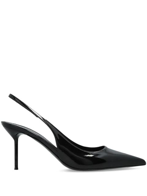Paris Texas 70mm Lidia slingback pointed-toe pumps - Black - zdjęcie produktu nr 1