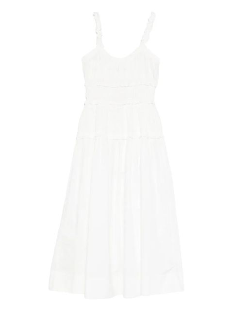 DÔEN scoop neck Marianne midi dress - White - zdjęcie produktu nr 1