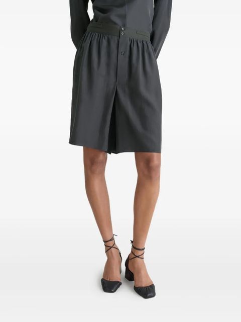 LEMAIRE elasticated-waistband shorts - Grey