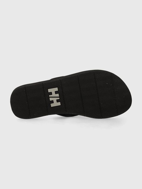 Helly Hansen japonki LOGO SANDAL 2 damskie kolor czarny na płaskim obcasie 11957
