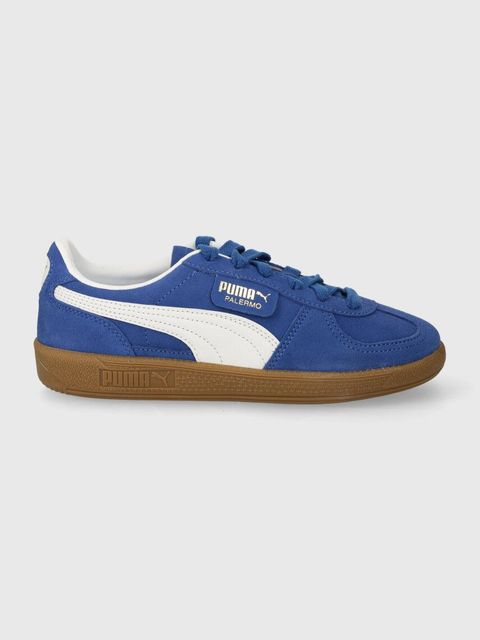 Puma sneakersy zamszowe Palermo Cobalt Glaze kolor niebieski 396463 - zdjęcie produktu nr 1