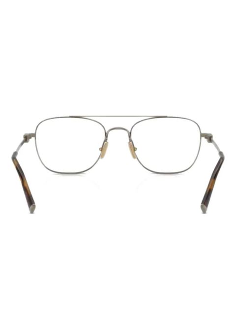 Miu Miu Eyewear square-frame glasses - Gold - zdjęcie produktu nr 2