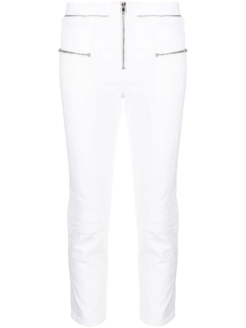 ISABEL MARANT Loma cropped jeans - White - zdjęcie produktu nr 1