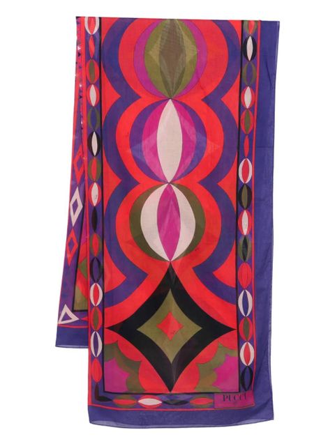 PUCCI abstract-print pareo skirt - Purple - zdjęcie produktu nr 1