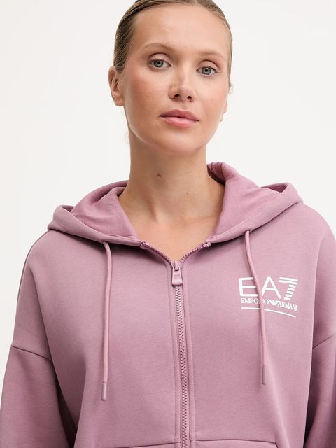 EA7 Emporio Armani dres damski kolor różowy AF10377-7W000425