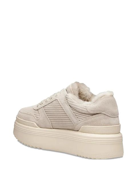 BOGNER New York 10 ribbed platform sneakers - Neutrals