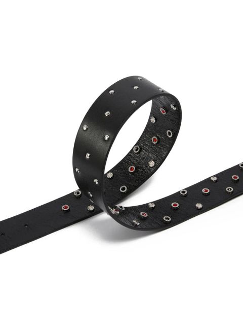 PINKO embellished buckle belt - Black