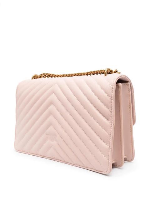 PINKO Love Birds leather crossbody bag