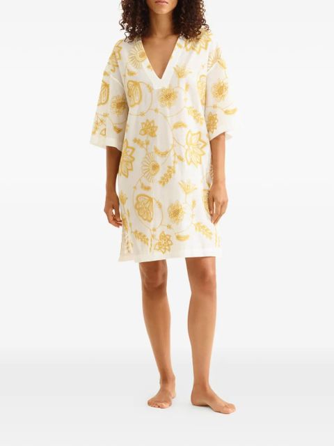 ERES Levia V-neck mini dress - Neutrals - zdjęcie produktu nr 2