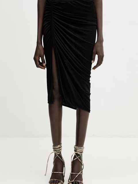 Rick Owens Lilies spódnica asymetryczna z wiskozy - zdjęcie produktu nr 1