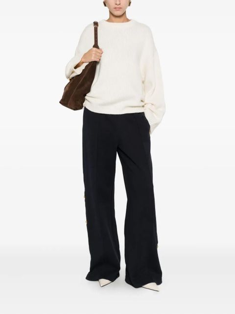 PINKO logo-embroidered track pants - Black - zdjęcie produktu nr 2