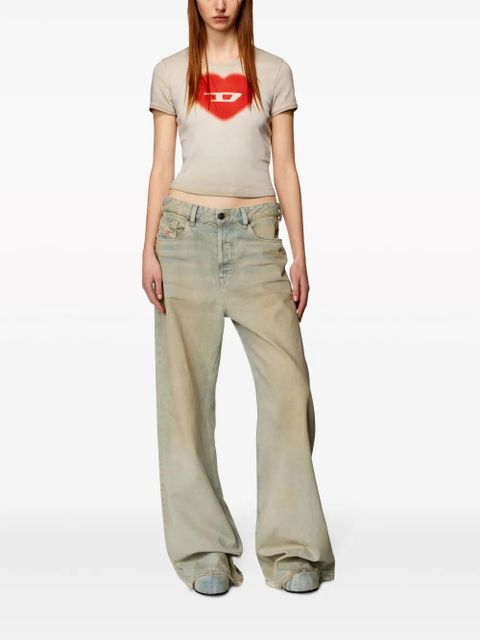 Diesel T-Ele cotton T-shirt - Neutrals - zdjęcie produktu nr 2