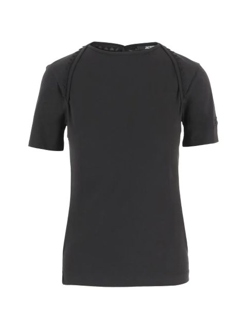 Jacquemus short-sleeve button T-shirt - Black - zdjęcie produktu nr 1